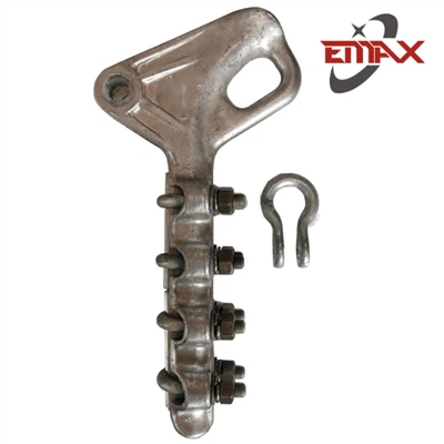 القطب خط الأجهزة المسدود الألومنيوم نوع مسدس المشبك